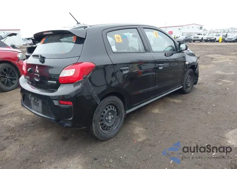 2018 Mitsubishi Mirage Es z USA, uszkodzony, nr VIN ML32A3HJ6JH010221